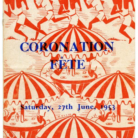 Polytechnic Coronation Fete 1953 Poster promoting a Coronation Fete | Image courtesy of University of Westminster Archives