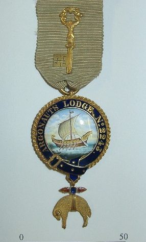 Masonic medal for Argonauts Lodge No 2243, a masonic lodge formed in London in 1888 for amateur rowers Masonic founders medal for Argonauts Lodge No 2243, a masonic lodge formed in London in 1888 for amateur rowers | Argonauts Lodge No 2243
