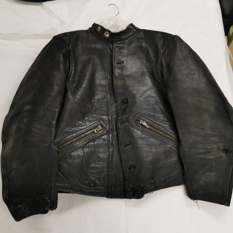Stanley Woods Leather Jacket. Ulster Transport Museum | National Museums NI
