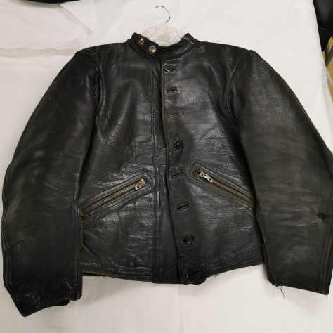 Stanley Woods Leather Jacket Stanley Woods Leather Jacket. Ulster Transport Museum | National Museums NI