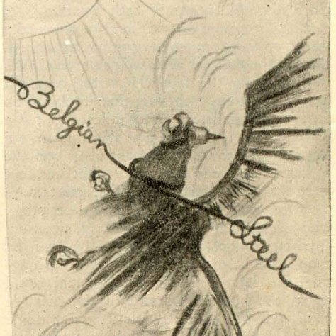 Cartoon from the Pavilion “Blues” magazine, July 1916 [BH700117] | Image courtesy of Royal Pavilion and Museums, Brighton & Hove