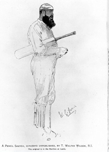 W.G. Grace in his prime. | Image courtesy of Wellcome Images