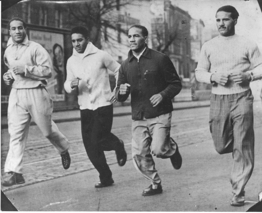 Buxton brothers training in Brixton. | Originally published on Our Watford History