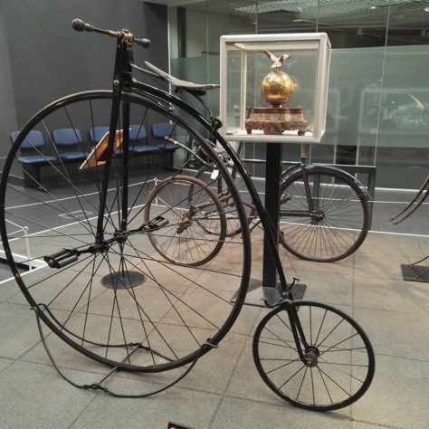 1870s Penny Farthing 1870s Penny Farthing, ridden by Britain's first cycling Olympic winner Tom Sabin. | Image courtesy of G Scott