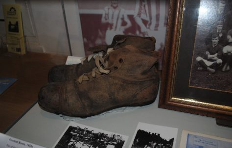 Football Boots Worn by John Aldborough