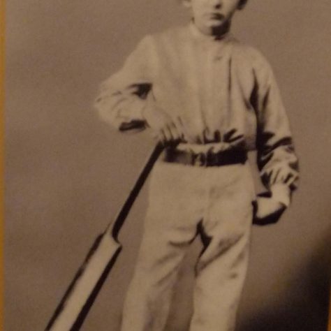 Cecil Rhodes as a cricket playing schoolboy. | Originally published on https://www.rhodesbishopsstortford.org.uk/news/all-things-sporting-history/