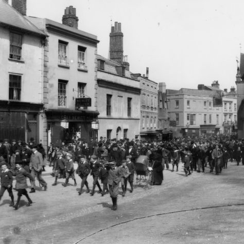 Shrove Tuesday football, Dorking. Shrove Tuesday football, Dorking. | Image courtesy of Dorking Museum