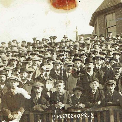 Spectators at an Exeter v QPR game Spectators at an Exeter v QPR game | Image courtesy of the Grecian Archive