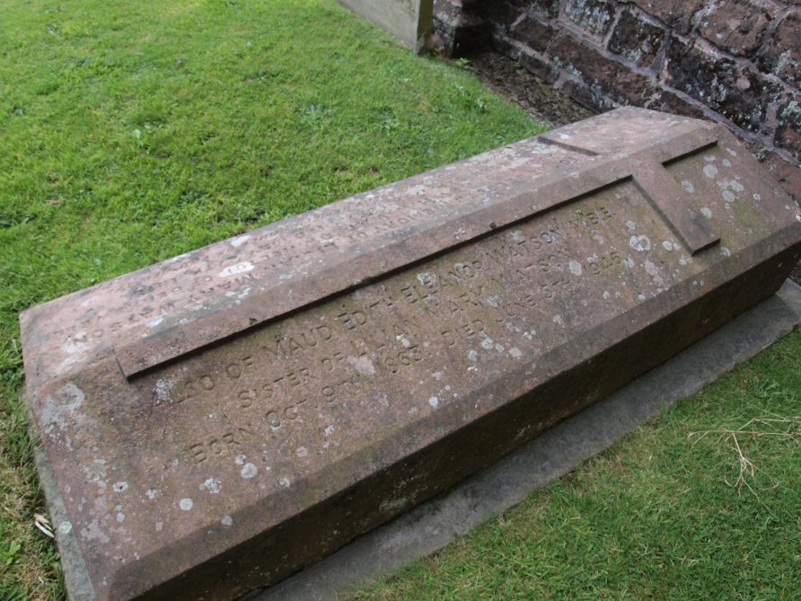 The grave of Maud Watson, buried with her parents at Berkswell. The grave of Maud Watson, buried with her parents at Berkswell. | Image courtesy of Caroline Irwin