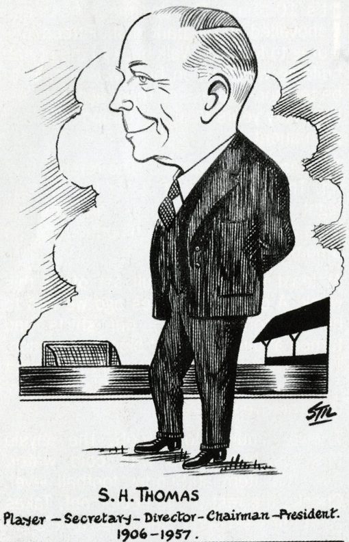 Sid Thomas A caricature of Sid Thomas. | Image courtesy of the Grecian Archive