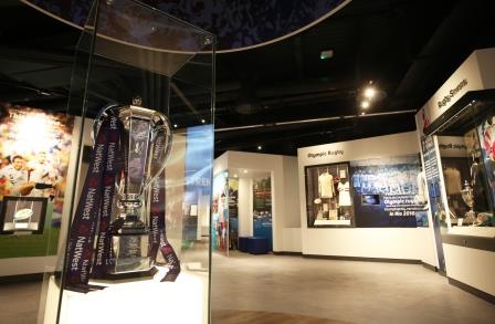 Trophy on display in the World Rugby Museum | World Rugby Museum