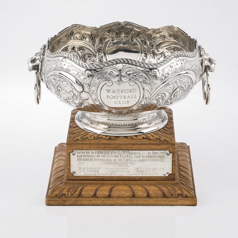 Rose Bowl Trophy_1959-60 Rose Bowl Trophy 1959-60 | Watford Museum