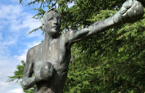 Boxing Statues of Wales