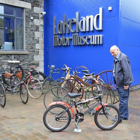 Bicycle display Bicycle Display Outside Lakeland Motor Museum | Lakeland Motor Museum