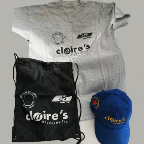 Claire's Accessories Branded Event Goods, National Rounders Association | Rounders England