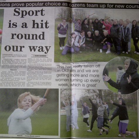 Oldham Evening Chronicle, Rounders Article - May 2012 | Rounders England