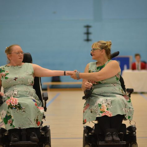 Duo Couple Two women wheelchair users dancing together | ParaDance