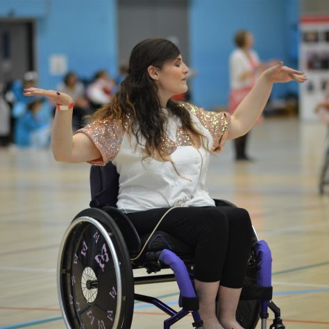 Solo Dancing Women Dancing in a Wheelchair | ParaDance