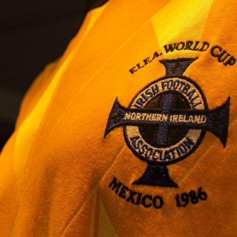 Irish Football Association Northern Ireland Yellow shirt from the 1986 World cup hosted by Mexico | Irish Football Association
