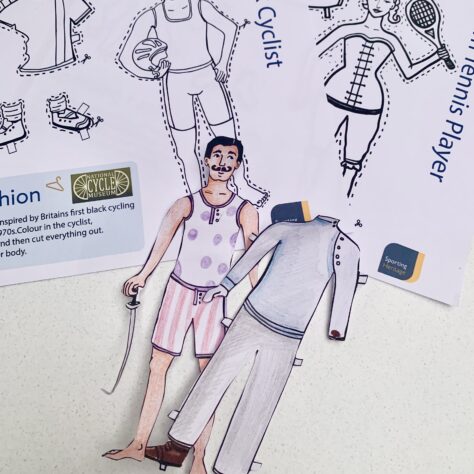Fencer Cutout Example | Jessica Hartshorn / Sporting Heritage CIC