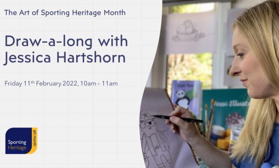 The Art of Sporting Heritage draw-a-long with Jessica Hartshorn