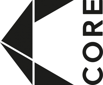 Black 'C' shaped logo for The Creative Core