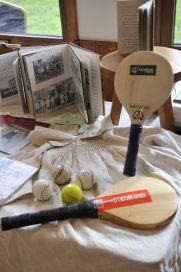 Display of Stoolball memorabilia