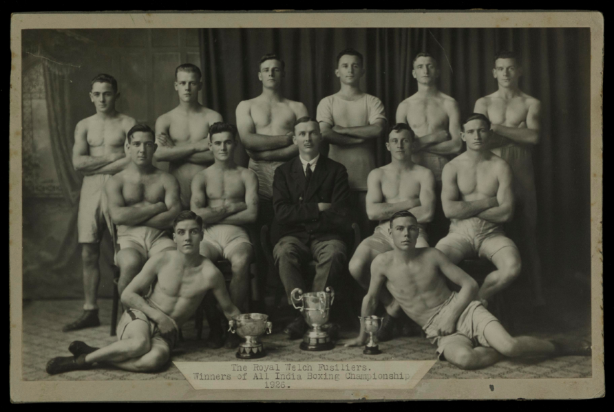 Tîm Bocsio FfBC, Ennillwyr Pencampwriaeth India Gyfan, Mussoorie 1926 | Amgueddfa Ffiwsilwyr Brenhinol Cymreig