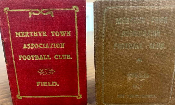 Merthyr Town season tickets from the 1909-10 and 1910-11 seasons