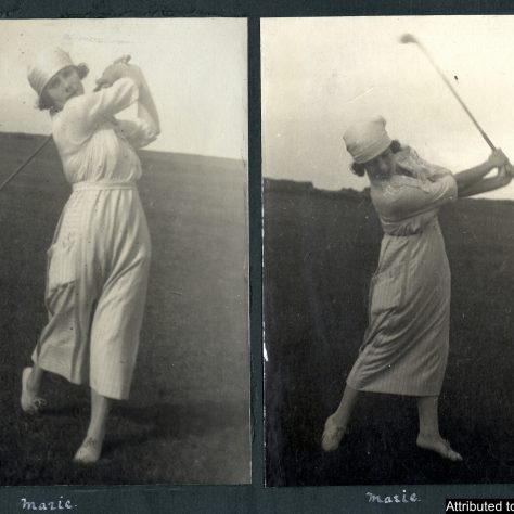 Photographs of ‘Marie’, a golfer (1921) | PRONI