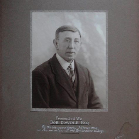 Portrait: Bob Dowdle, Swansea RFC Trainer 1903-1947 Portrait: Bob Dowdle, Swansea RFC Trainer 1903-1947 | Swansea RFC Memorabilia CIC