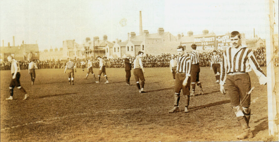 Leicester Fosse. Match action shot, 1890 Earliest known Leicester Fosse match action shot, 1890 | Courtesy of Leicestershire Football Archive
