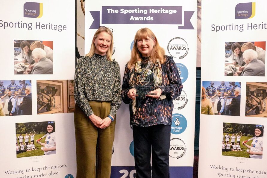 Professor Ann Sumner, Museum of Bath at Work, SH Awards 2025 | Sporting Heritage CIC/Kristina Harrison Photography